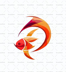 Abstrakter Koi